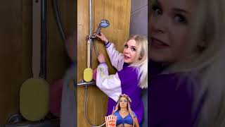 Surprise Paint Shower Prank on My Boyfriend! 😂💦 #Shorts