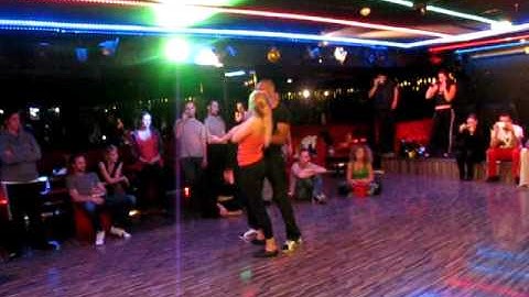 Leonardo & Layssa demo at Spiral dancers zouk congress