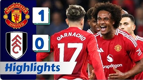 Zirkzee SCORES on his DEBUT!Manchester United vs Fulham (1-0) HIGHLIGHTS - ALL GOALS | Premier Leagu