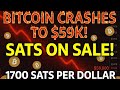 Bitcoin CRASHES to $59K!!!