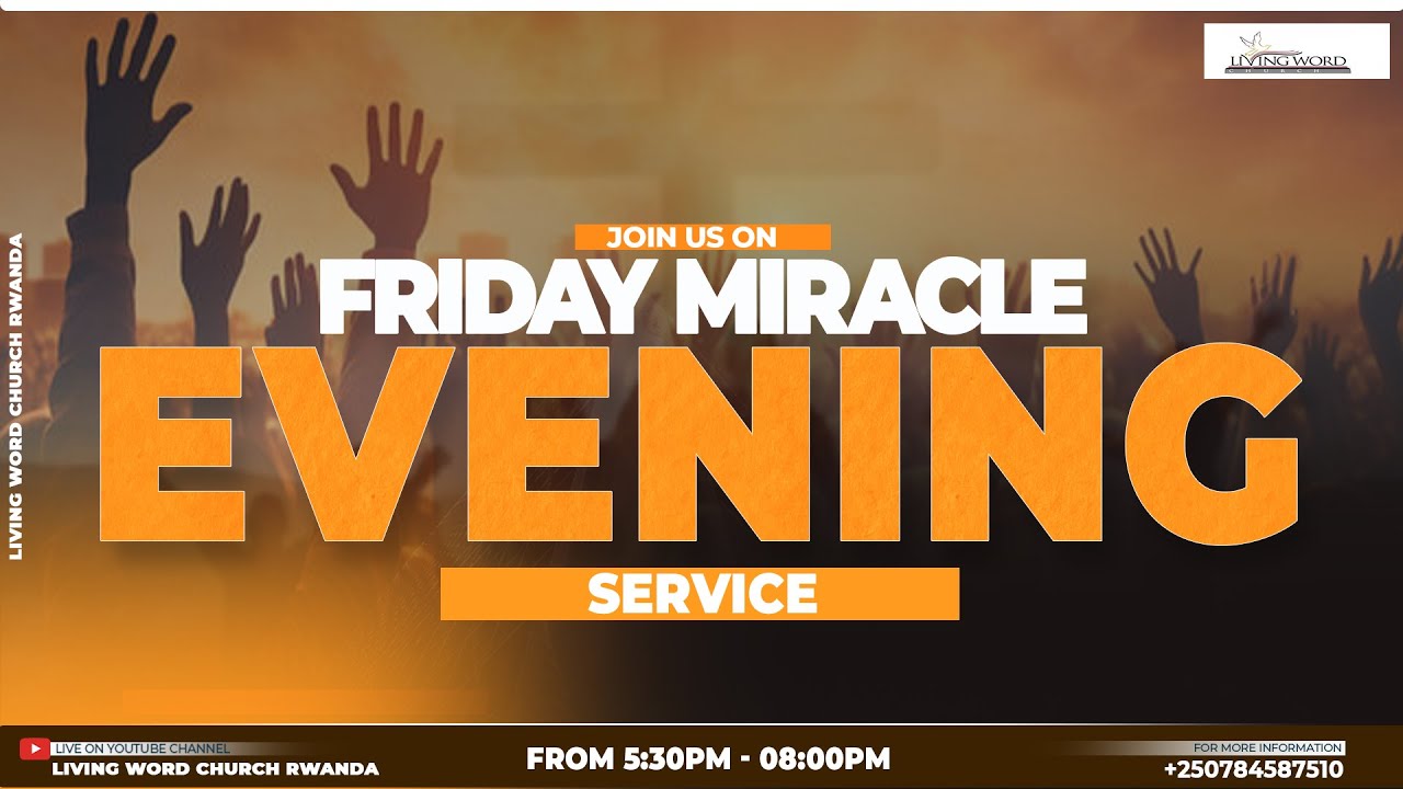 FRIDAY EVENING SERVICE// AMARIRA SICYIMENYETSO CY'IHEREZO // 6TH MARCH, 2026//WITH PASTOR INNOCENT