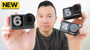 DJI Osmo Action 6 vs Action 5 vs Action 4