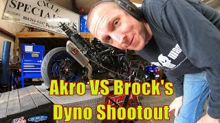 2017 GSXR 1000 Exhaust Dyno Comparison Brock's Performance Alien Head vs Akropovic Evolution