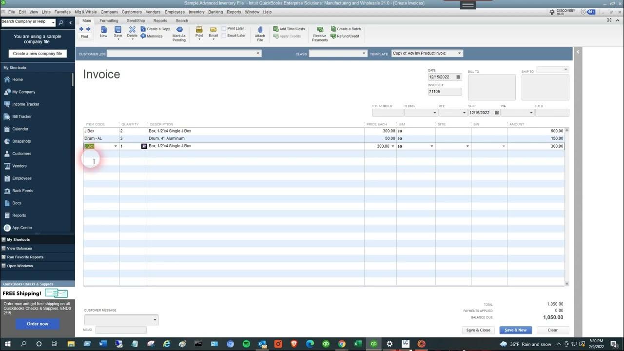 Scan Barcodes into QuickBooks YouTube