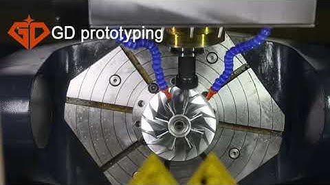 GD prototyping Five-axis cnc machining Precision impeller five-axis machining
