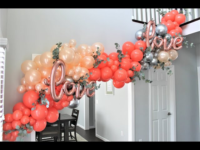 Balloon Garland DIY, Tutorial, How To