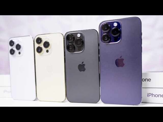Apple iPhone 14 Pro and iPhone 14 Pro Max pop in purple in