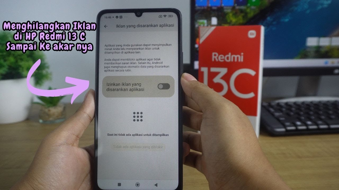 Cara Menghilangkan Iklan Di Hp Redmi 13C - YouTube