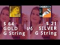 Silver vs Gold Violin G String: Can you hear the difference?