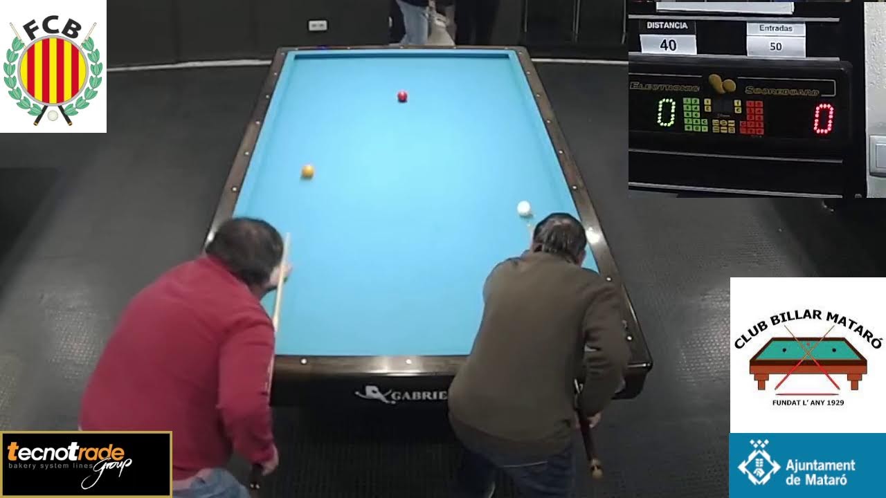 Taula 2 Lliga Nacional  C.B Mataro Mark Van Kessel VS El Olivar  Rafael Soto