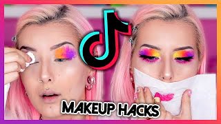 LE MEILLEUR (et le pire) DES ASTUCES TIKTOK | Ça marche vraiment ?! (Makeup Hacks)