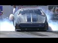 Jeff Lutz &quot;Madmax&quot; crazy fast pass vs Blown T/A at Empire Dragway in New York