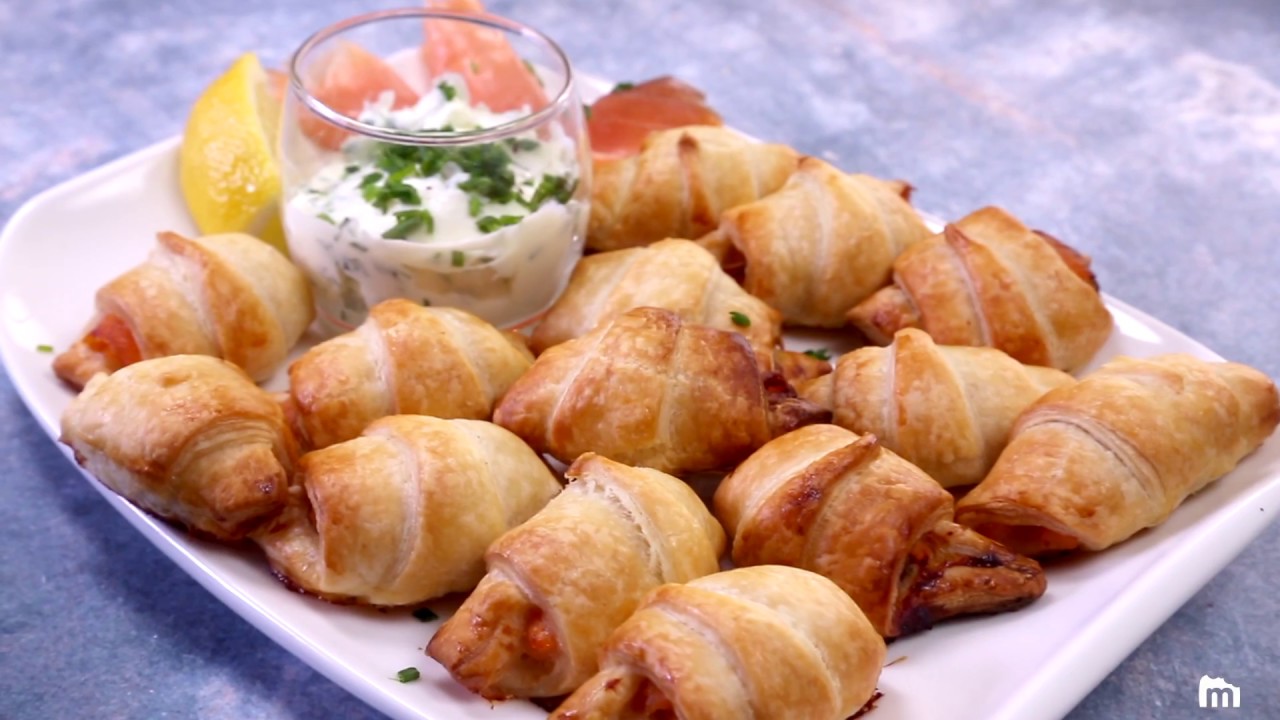 Croissants Au Saumon Fume Youtube