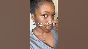 This turmeric soap bleached my skin, I fell in love with it! 😍