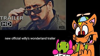 The New Official Willy's Wonderland Trailer Is Out (Fnaf Like Movie)