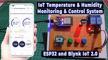 Temperature & Humidity Controller using ESP32 & Blynk IoT