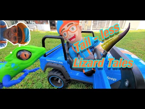 blippi-dressed-toddler-|-tail-less-lizard-tales-|-jonathan's-playhouse-with-real-and-toy-lizards-4k