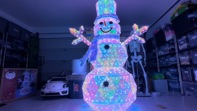 Iridescent Christmas Tree & Snowman #samsclub 