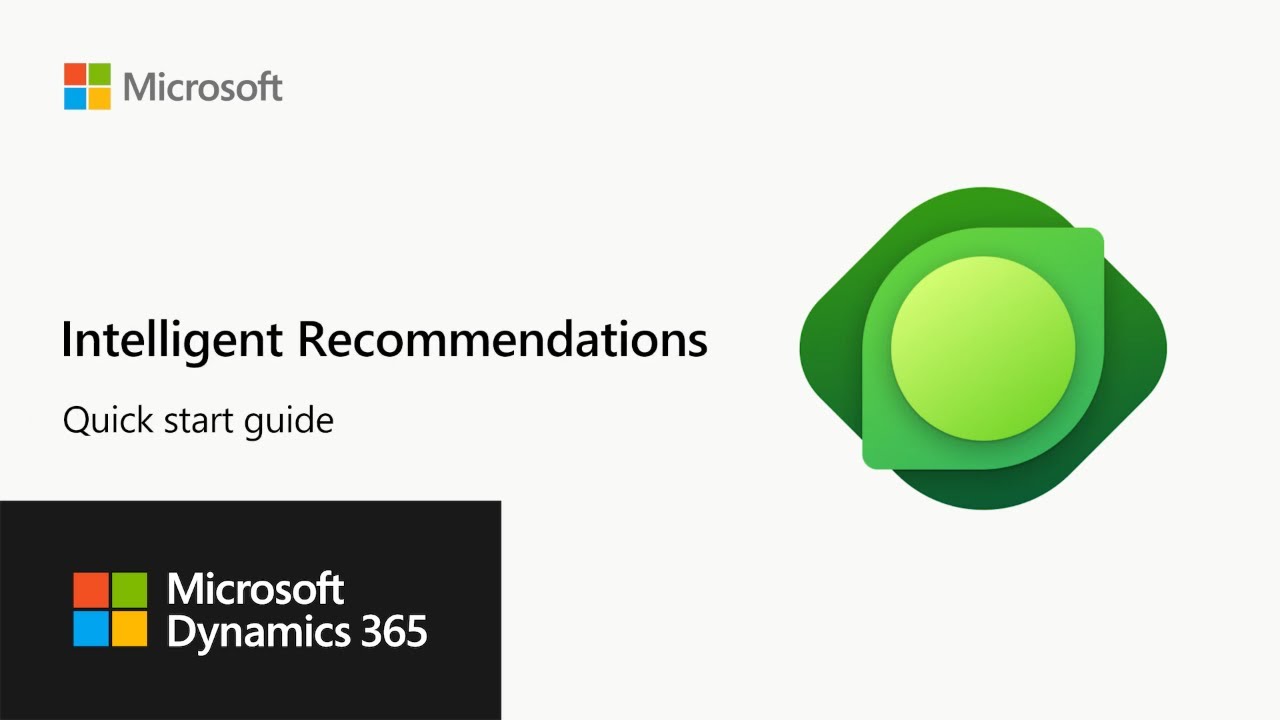 Quick Start Guide | Microsoft Intelligent Recommendations