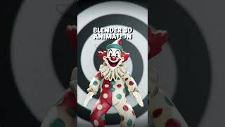 Content Clowns Spiral Animation in Color! | Blender 3D