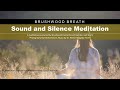 Brushwood breath sound and silence meditation