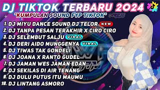 DJ MIYU DANCE DJ TELOOR VIRAL TIK TOK TERBARU 2024 || DJ WITH ME HAPPY I'AM SORRY REMIX TIKTOK VIRAL