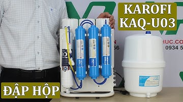 Đánh giá chi tiết máy lọc nước Karofi KAQ-U03, dòng đặt gầm tủ.