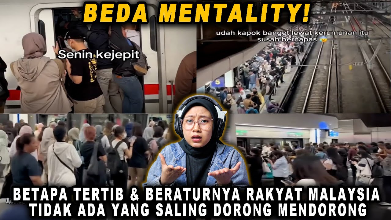 BEDA MENTALITY❗BETAPA TERTIB DAN BERATURNYA RAKYAT MALAYSIA TIDAK ADA YANG SALING DORONG-MENDORONG
