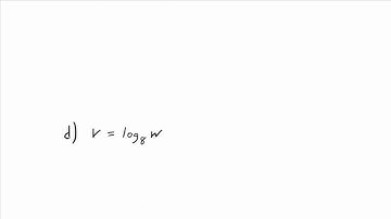 Video 9.3.2: Converting Between Exponential and Logarithmic Form