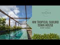 MM Tropical Town House Concrete &amp; Timber Exoskeleton Meets Rooftop Oasi"Stunning Rooftop Pool Design