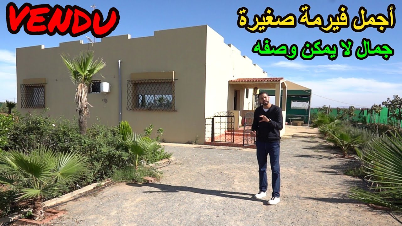 ✨ حصريا أجمل فيرمة صغيرة شفتيها مع منزل فخم وتجهيزات رائعة بمنطقة جميلة✨ تيفلت