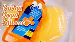 (Part 4) Grout Sponge Squeezing Asmr (ORANGE) antiseptic disinfectant Sponge rinsing Asmr Sleep