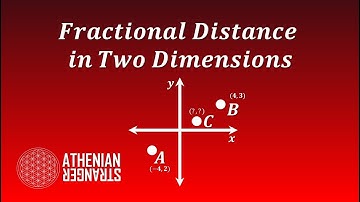 How to Find Fractional Distance in Two Dimensions (Geometry)