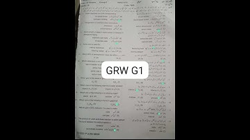 Gujranwala Board | Morning Time | Solved McQ | Paper | 2024 | 10thClass #exam