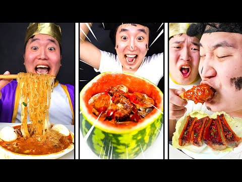 How to have fun eating Spicy Fried Chicken? | Spicy Food Mukbang Collection Eating Show