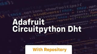 adafruit circuitpython dht