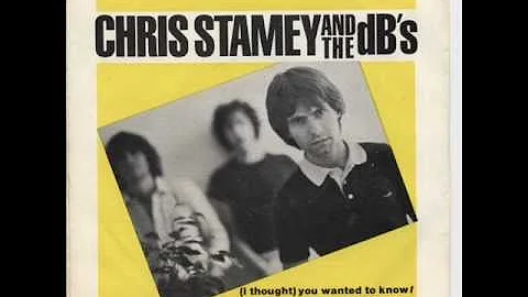 CHRIS STAMEY & THE DBs- (I Thought) You Wanted To Know