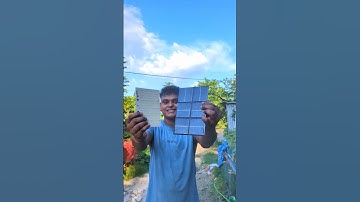 making homemade solar plate+LED light #shots #project #experiment #sujanexperiment