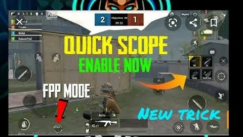 How to enable quick scope in pubg mobile lite in easist way