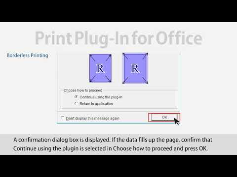 Guide to the Canon ImagePROGRAF Word Office Plug-In