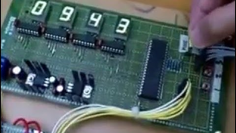 PIC chip electronic project(relay switching with timer)