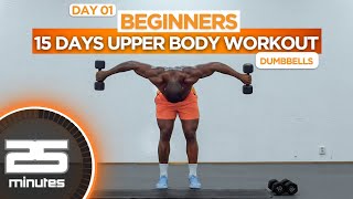 DAY 1 Beginners Upper Body / Strength and Muscle Building Workout