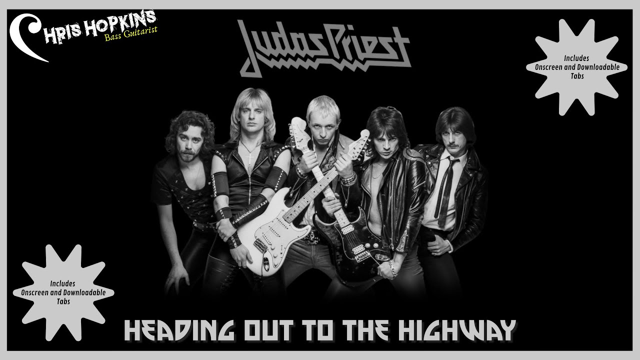 EP 108 Judas Priest - Heading Out To The Highway - Bass Cover (including tabs)