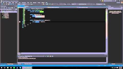 Class Design Case Study 1: (part 1 of 4) Data Hiding