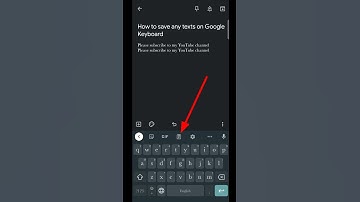 Gboard Tips & Tricks 🔥 How to save any Text in Keyboard #Shorts #Shortvideo