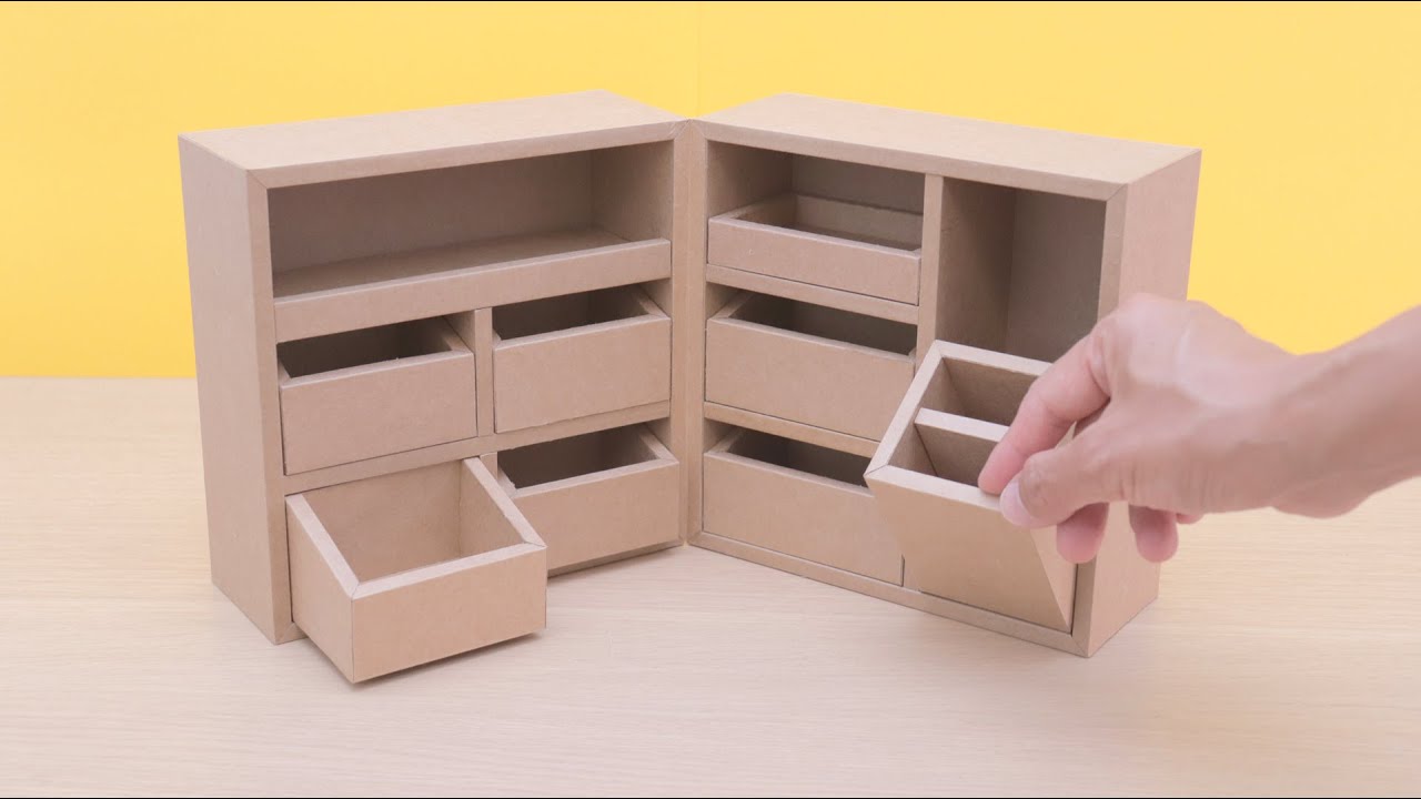 [Cardboard Crafts] A Tool Box made from cardboard (Upcycled📦) # ...