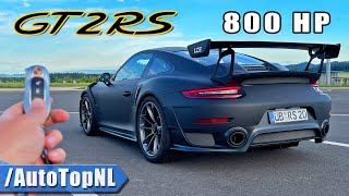 800HP PORSCHE 911 GT2 RS | REVIEW on AUTOBAHN [NO SPEED LIMIT] by AutoTopNL