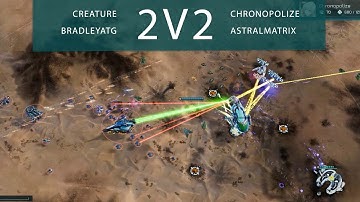 2v2 on Gamma Draconis - Ashes of the Singularity: Escalation [Shoutcast]