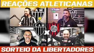 REAÇÃO DOS TORCEDORES DO GALO NO SORTEIO DAS OITAVAS DA LIBERTADORES