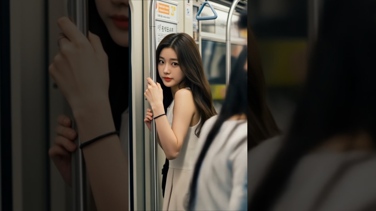 In subway🚉 So many people😱 